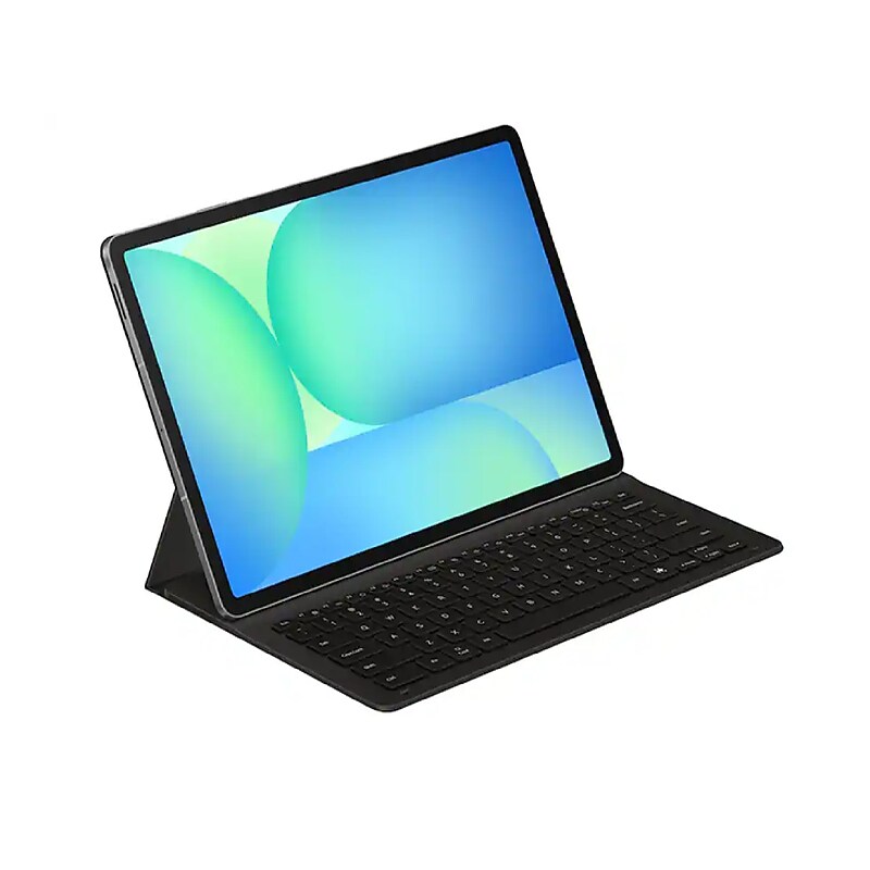 Samsung Polyurethane 12.4" Book Cover Keyboard Slim for Galaxy Tab S10 FE+, Black (EF-DX620UBEGUJ) image 1
