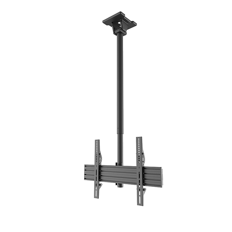 Kanto Height Adjustable Hanging Ceiling TV Mount for 37" - 70" TVs, Black (CM600) image 1