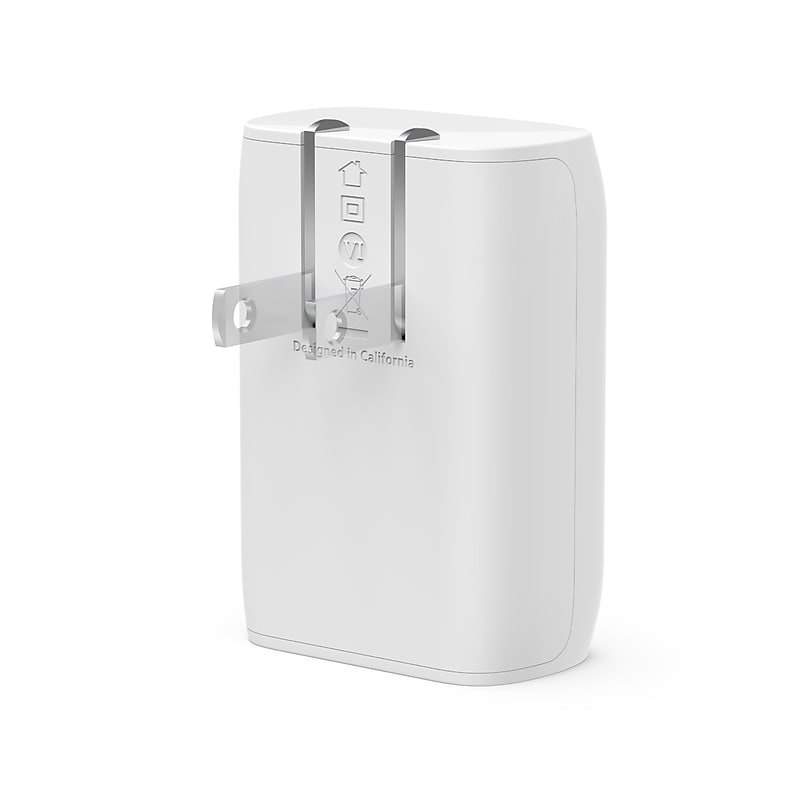 Belkin BoostCharge 30W USB-C PD GaN Wall Charger, White (WCA008DQWH) image 1