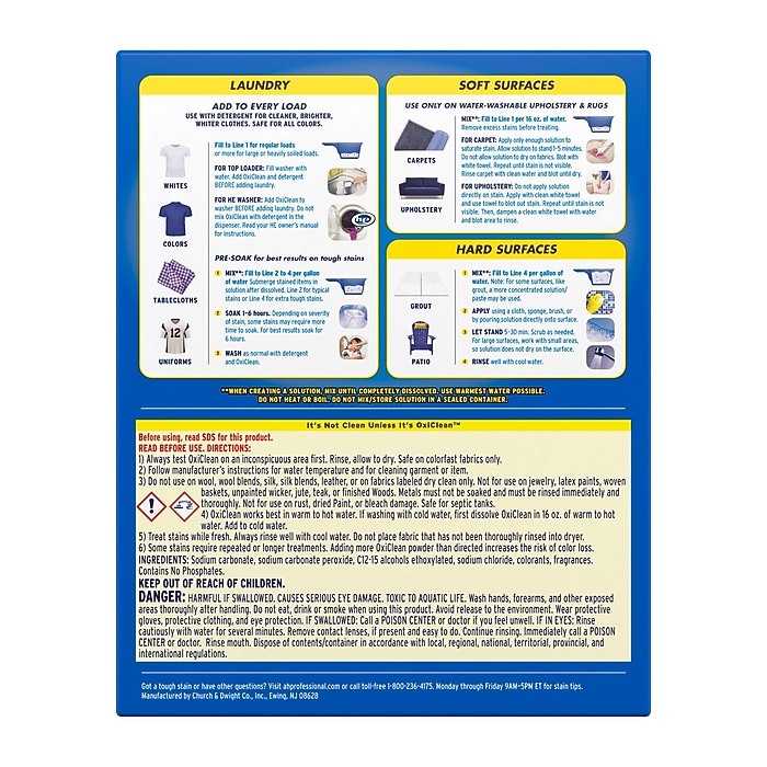 OxiClean Versatile Stain Remover, Regular, 115.52 oz. (5703700069
