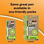 BIC Clic Stic Retractable Ballpoint Pens, Medium Point, Black Ink, Dozen (90433/CSM11BK)~#|#~CB55ABC4-A2BB-49C5-930DBA8CB0F6515E_sc7