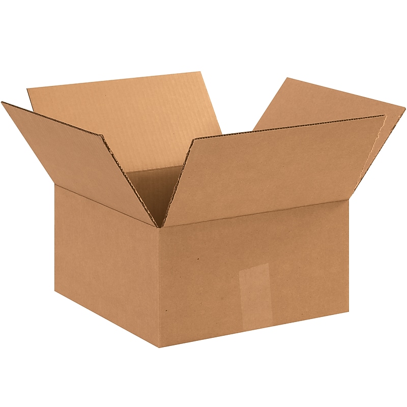 12" x 12" x 8" Heavy Duty Shipping Boxes, 44 ECT, 25/Bundle (HD12128) image 1
