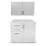 Viva Comfort 36'' H x 36" W Exam Room Medical Cabinet and 36" W Wall Cabinet, 3 Drawers, Gray (90236NS-GRY-WAL)~#|#~CB6030FF-D073-41BC-B8AC2000DBF7E678_sc7