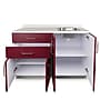 Viva Comfort 36.32'' H x 48" L Medical Cabinet with Right Sink, 4-Doors, 2-Drawers, Claret (902BASE48RSCL)~#|#~CB63787E-4724-44A6-A1BFFB405B875457_sc7