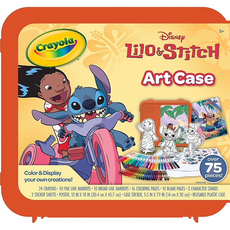 Crayola Lilo & Stitch Coloring Art Case (04-1414) image 1