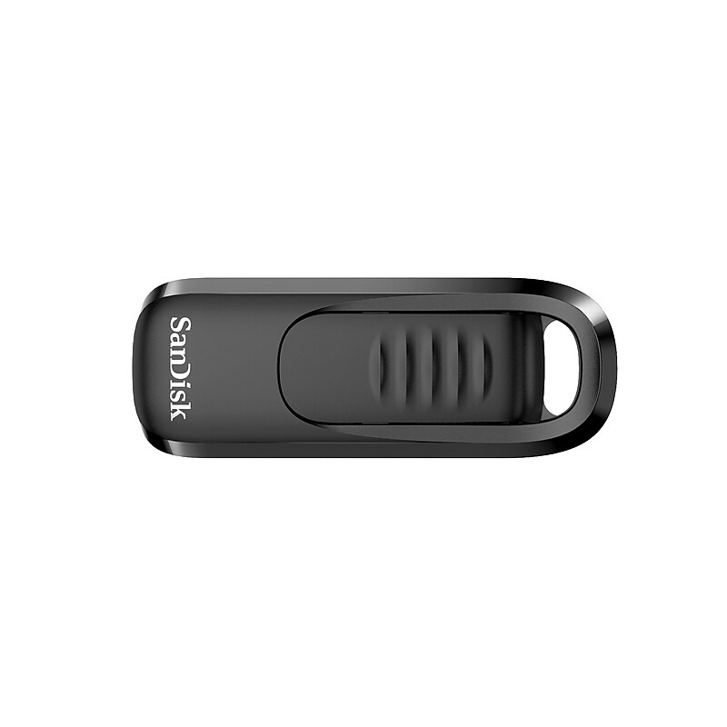 SanDisk Ultra Slider 64GB USB 3.2 Type-C Flash Drive, Black (SDCZ480-064G-A46) image 1