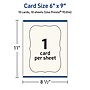 Avery Matte General Use Blank Cards, Ivory, 10/Pack (95354)~#|#~CB6A957B-42DD-46C9-ADF8B9E35871269C_sc7