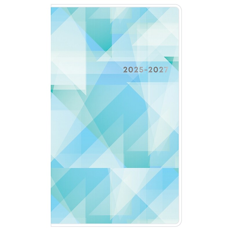 2025-2026 Blue Sky Jessamine 3.625" x 6.125" Academic Year Monthly Planner, Plastic Cover, Multicolored (155410) image 1