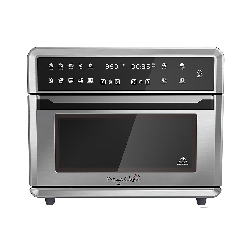 MegaChef Multi-Function Toaster Oven, Silver (937114320M) image 1