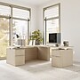 Bush Business Furniture Stratus 72"W Electric L-Shaped Adjustable Standing Desk with Drawers, Natural Elm (SUT018NE)~#|#~CB6D12C4-B35E-427E-98FFAEF452A37D79_sc7