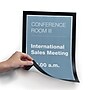 Durable DURAFRAME Sign Holder, 8.5" x 11", Wall Mounted, Vertical/Horizontal, Bottom/Side Loading, Black/Silver, 2/Pack (477101)~#|#~CB6DC316-AC51-4D00-88055CA2203ED7F3_sc7