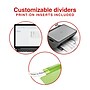 Staples Large Tab Insertable Plastic Dividers, Multicolor, 8-Tabs (ST62973)~#|#~CB6FEE89-AD99-47AA-869D0E31FF087EA4_sc7