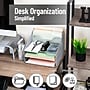 Mind Reader Metal Desktop Organizer Vertical File Holder Paper Letter Tray, Silver (MESHBOX5-SIL)~#|#~CB71B855-4CA6-4D11-A693C7031FCBBAD8_sc7