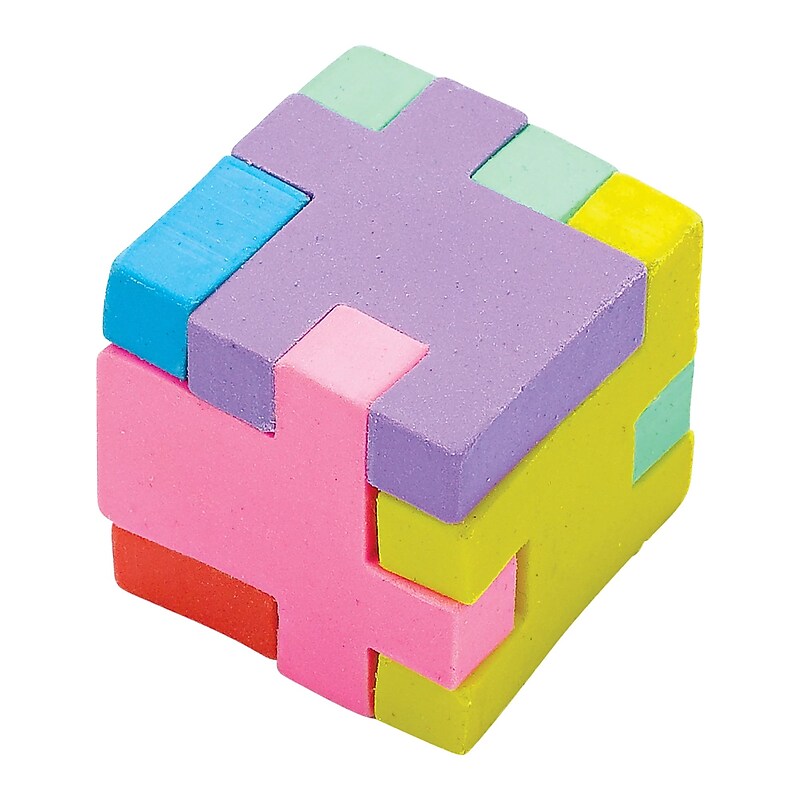 Party City Puzzle Erasers, 12/pack (AM396712-NS) image 1