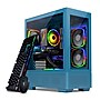 Skyetch Azure 3 Gaming Desktop Computer, Intel Arc A750, Intel Core i5-13400F, 16GB RAM, 1TB SSD, Windows 11, Blue ~#|#~CB77E07D-80F3-48F4-97B50B22592F97F9_sc7