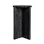 Storied Home Paulownia Wooden Round Accent Table, Black (EC1708)~#|#~CB7E892C-BC16-4385-9EE6A245EA6D07AD_sc7