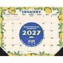 2027 Willow Creek Mediterranean Moments 22" x 17" Monthly Desk Pad Calendar, Assorted Colors (66584)~#|#~CB7F1D62-8429-4907-988DB18221ACFE0F_sc7