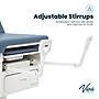 Viva Comfort Pointe Power Adjustable Exam Table with Stirrups, 450 lbs. Capacity, Blue (ADI‎996-10-BLU-MK)~#|#~CB81B519-987E-43FE-998DDE09F7C995CF_sc7
