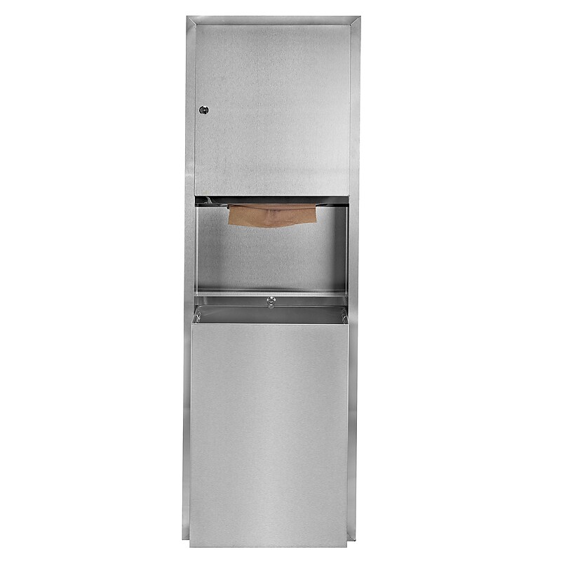 Alpine Industries Centerpull Paper Towel Dispenser, Stainless Steel (492) image 1