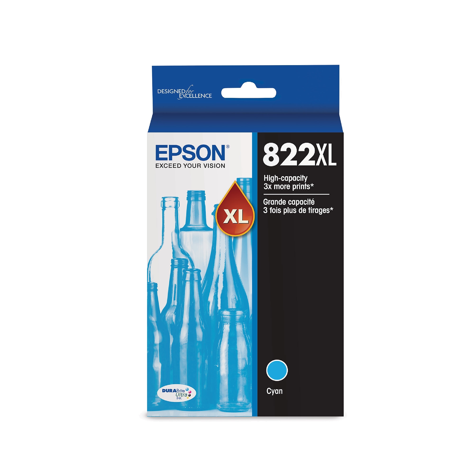 Epson T822XL Cyan High Yield Ink Cartridge (T822XL220-S) Sansujyuku sansujyuku.com