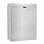 Alpine Industries Stainless Steel Sanitary Napkin Disposal Receptacle, 10" x 3.74", Silver (451-SSB-MK)~#|#~CB848080-B70F-4AE0-BAB2F6B706D7B43B_sc7