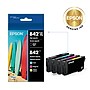 Epson DURABrite 842 Black High Yield and Cyan/Magenta/Yellow Standard Yield Ink Cartridge (842XL-BCS)~#|#~CB85DC38-78FE-4F98-B15FB629DE10DD3C_sc7