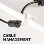 Fellowes Standard Adjustable Monitor Riser, Up to 17" Monitor, Platinum (91712)~#|#~CB89130D-163A-4A48-8C55A620A60AFE3B_sc7