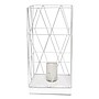 Creekwood Home Geometric Metal Cage 10" LED Table Lamp, White (CWT-1003-WH)~#|#~CB8F2103-4C8F-47C6-9580D601EDA56238_sc7