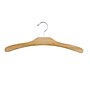 Nahanco 16 1/2" Flat Wood Dress Hanger, Natural, 100/Carton (3117CH)~#|#~CB938000-A552-4082-8708D0A8E78A7C86_sc7