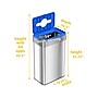 HLS Commercial Stainless Steel Recycling Bin, 21-Gallon, Blue/Silver (HLS21UOTREC)~#|#~CB93AF73-8A33-4CDC-A619B648D451550B_sc7