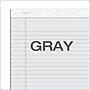 TOPS Prism+ Notepads, 8.5" x 11.75", Wide, Gray, 50 Sheets/Pad, 12 Pads/Pack (TOP63160)~#|#~CB964EC2-447C-4657-B500375F955257D3_sc7
