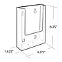 Azar Brochure Holder, 6 1/4" x 4 3/8", Vertical, Desktop/Wall, Clear Acrylic, 10/Pack (252112)~#|#~CB9ACB2D-ED14-4EEA-99667BA7A9E55F81_sc7