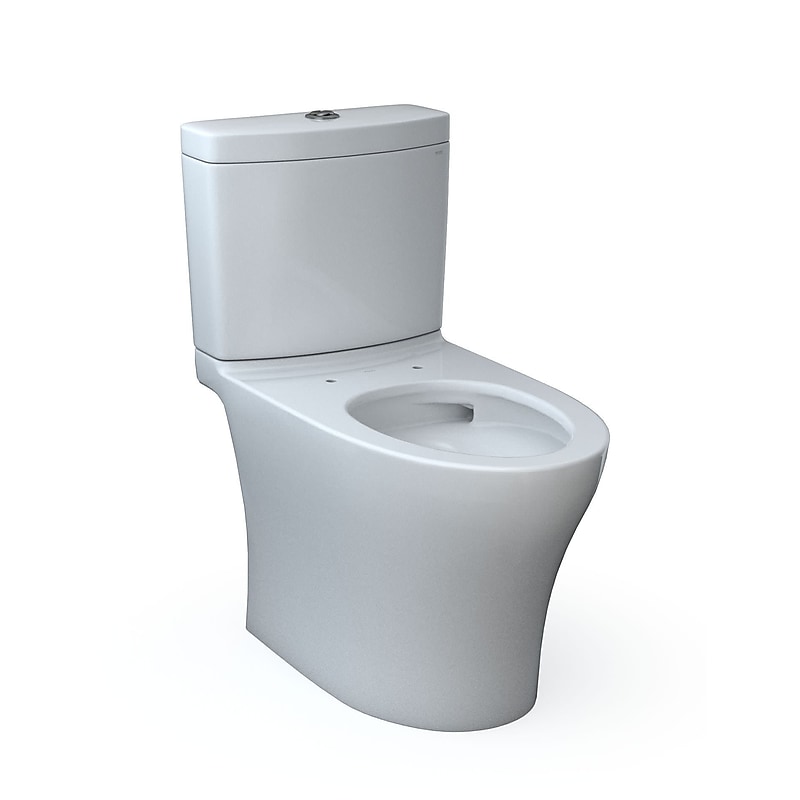 Toto Aquia 0.9 gal. Gravity Flush Toilet, Cotton (CST446CEMGN#01) image 1