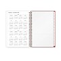 2026 Blue Sky Bespoke Letterpress Pomegranate Blush 5" x 8" Calendar Year Weekly & Monthly Planner, Faux Leather Cover (156222)~#|#~CBA3AFA9-7545-4ABD-B01613A955F46E48_sc7