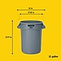 Rubbermaid Commercial Products Brute Resin Recycling Container, 32 Gallon, Blue (FG263273BLUE)~#|#~CBA4572D-6EF0-4263-9B51F7FC723C11D1_sc7
