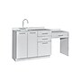 Viva Comfort 32'' Medical Clinic Storage Cabinet Accessory Side Desk, Gray (ADIME902-SD-AO)~#|#~CBA58BCE-BB3B-4429-98C0159A269A377F_sc7