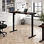 Bush Business Furniture Move 40 Series 60"W Adjustable Standing Desk, Mocha Cherry/Black (M4S6030MRBK)~#|#~CBA64766-C769-4441-8FEFB1276B44F883_sc7