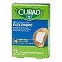 Curad Flex-Fabric 7/8" Fabric Spot Adhesive Bandages, Natural, 100 Bandages/Box, 12 Boxes/Carton (NON25502)~#|#~CBADC407-BFC9-4DEF-8357BDB3B95AE6A8_sc7