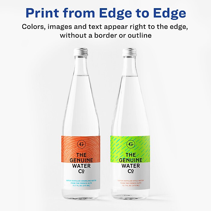 Avery Print-to-the-Edge Color Laser Shipping Labels, 4-3/4" x 7-3/4",  White, 50 Labels/Pack (6876) | Staples