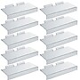 Azar Displays Acrylic Shoe Shelf with Sign Slot for Slatwall, 10"W x 1.25"H x 4"D, Clear, 10-Pack (556001-CLR-10PK)~#|#~CBB2F827-4827-46E9-A95D9B5EDDBFCB8E_sc7