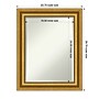 Amanti Art Parlor Gold Frame Wall Mirror, 29.75" x 23.75" (A42674593088)~#|#~CBB34A4E-8867-45AF-9454027088061E4E_sc7