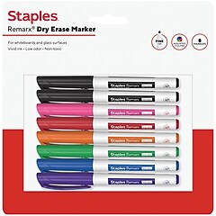 Expo Dry Erase Marker, Fine Tip, Assorted Colors, 8/Pack