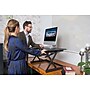 Rocelco 32"W Manual Adjustable Standing Desk Converter, Black (R EADRB2)~#|#~CBBEB66E-0B05-4B5C-9F749AC30A46185F_sc7