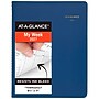 2027 AT-A-GLANCE 8.25" x 11" Weekly Appointment Book, Faux Leather Cover, Blue (70-940-20-27)~#|#~CBC4B588-AB4C-450D-832D24CA73A20CAF_sc7