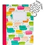 Carpe Diem Rainbow Color Wash Composition Notebooks, 7.5" x 9.45", College Ruled, 70 Sheets, Assorted Colors, 3/Pack (9095-CD)~#|#~CBCB30EC-2390-43AF-A94698DD1C19FF4B_sc7