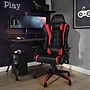 Emerge Vartan Bonded Leather Gaming Chair, Black/Red (53241V)~#|#~CBD2B1D9-5E7B-476D-BC329C7DE2572AAE_sc7