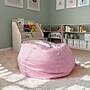 Flash Furniture Cotton Twill Oversized Dot Bean Bag Chair, Light Pink (DGBEANLGDTPK)~#|#~CBD3B9ED-E436-463A-A6BA3FDFB202A613_sc7