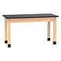 Diversified Woodcrafts School Classroom Rectangular Science Lab Table, 54" x 24", Oak (C7206K30N)~#|#~CBD3BE8F-A09B-4CC1-A332697F33206534_sc7