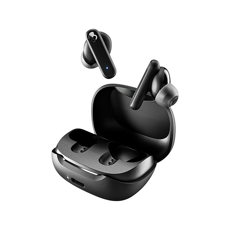 Skullcandy Smokin' Buds Wireless Earbuds, Bluetooth, True Black (S2TAW-R740) image 1
