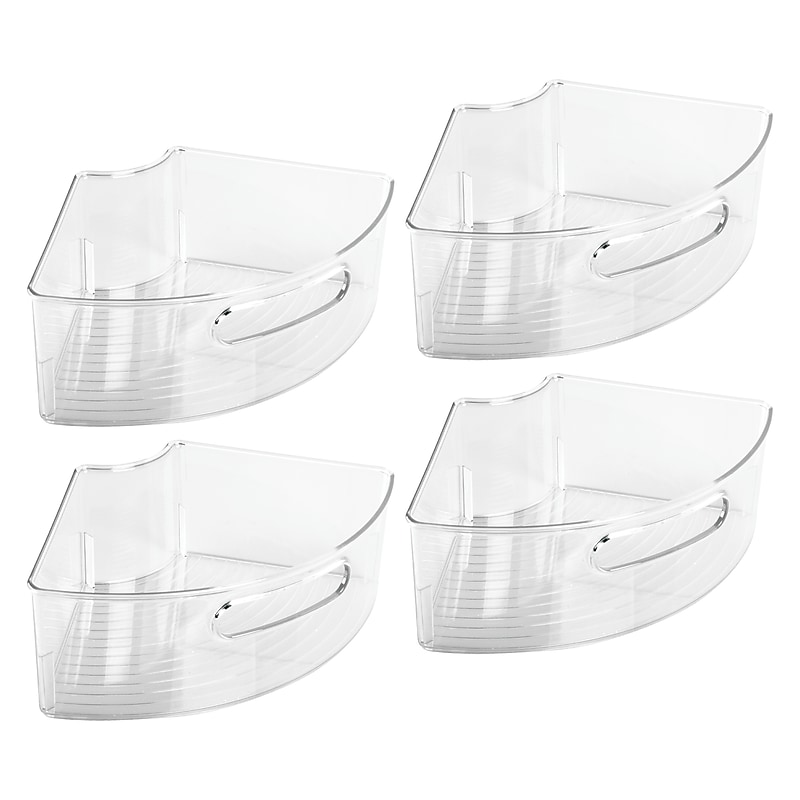 iDESIGN Small Plastic Storage Bin, Clear (73930M4) image 1